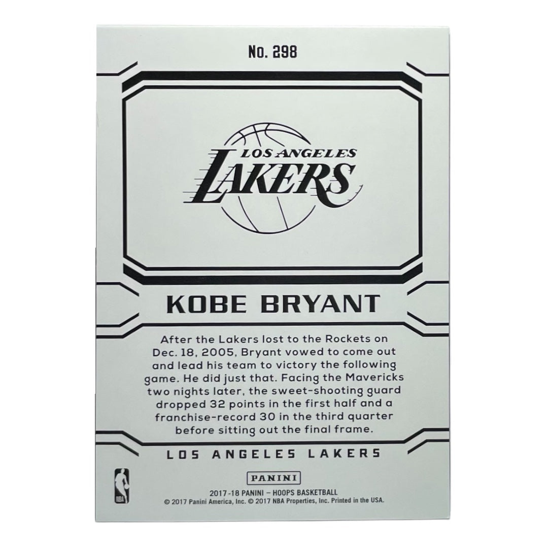 PANINI NBAカード HOOPS KOBE BRYANT LOS ANGELES LAKERS #298 中古 IT2