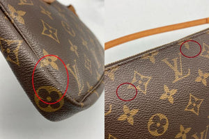 LOUIS VUITTON ルイヴィトン モノグラム ポシェット アクセソワール M51980 中古 D4