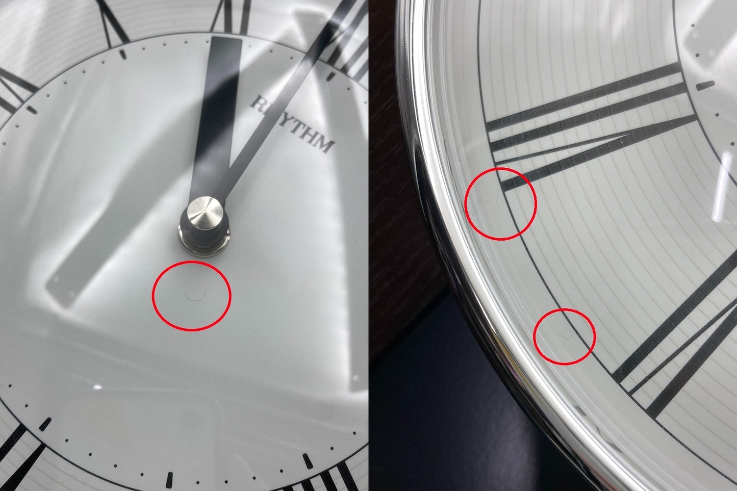 RHYTHM リズム時計 柱 掛け時計 アナログ モダンライフM05 振り子 4MPA05RH 中古 D4