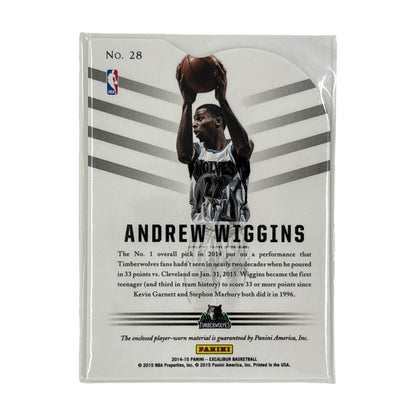PANINI NBAカード EXCALIBUR DIE-CUT ANDREW WIGGINS TIMBERWOLVES #28 中古 IT1