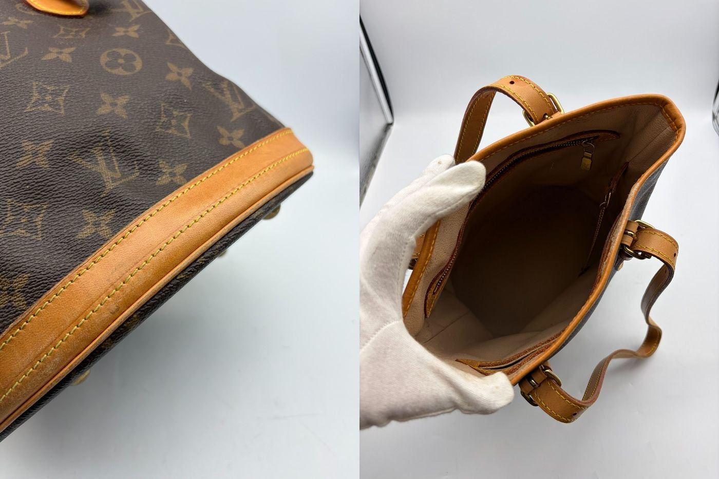 LOUIS VUITTON ルイヴィトン バケットPM モノグラム M42238 レディース ブランド バッグ おしゃれ 中古 W1