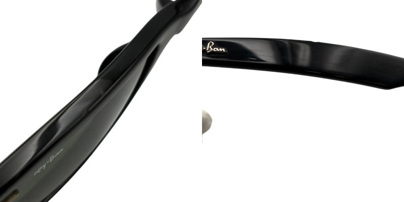 Ray-Ban レイバン WAYFARER サングラス RB2140-F ブラック ブランド レディース メンズ ウェイファーラー カラーレンズ 中古 W４