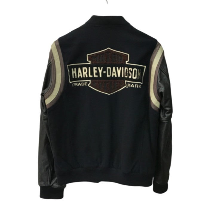 HARLEY DAVIDSON ハーレーダビッドソン スタジャン メンズ レザー/アクリル ブラック Sサイズ 97535-13VN 中古 T1