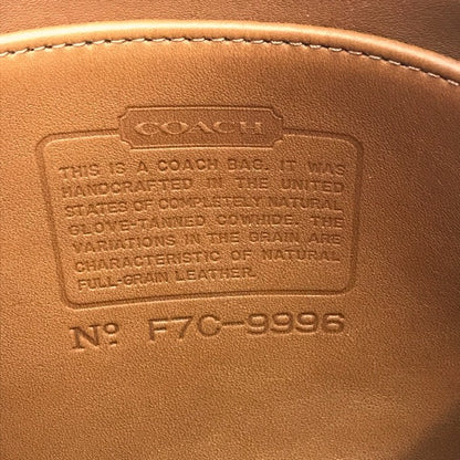 COACH コーチ ショルダーバッグ レディース レザー オールド バネ口 トート ブラウン 9996 中古 T1