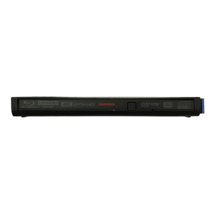 BUFFALO ポータブルブルーレイドライブ ブラック UHD BD対応 4K 外付け 薄型 軽量 BRUHD-PU3-BK 中古 T1