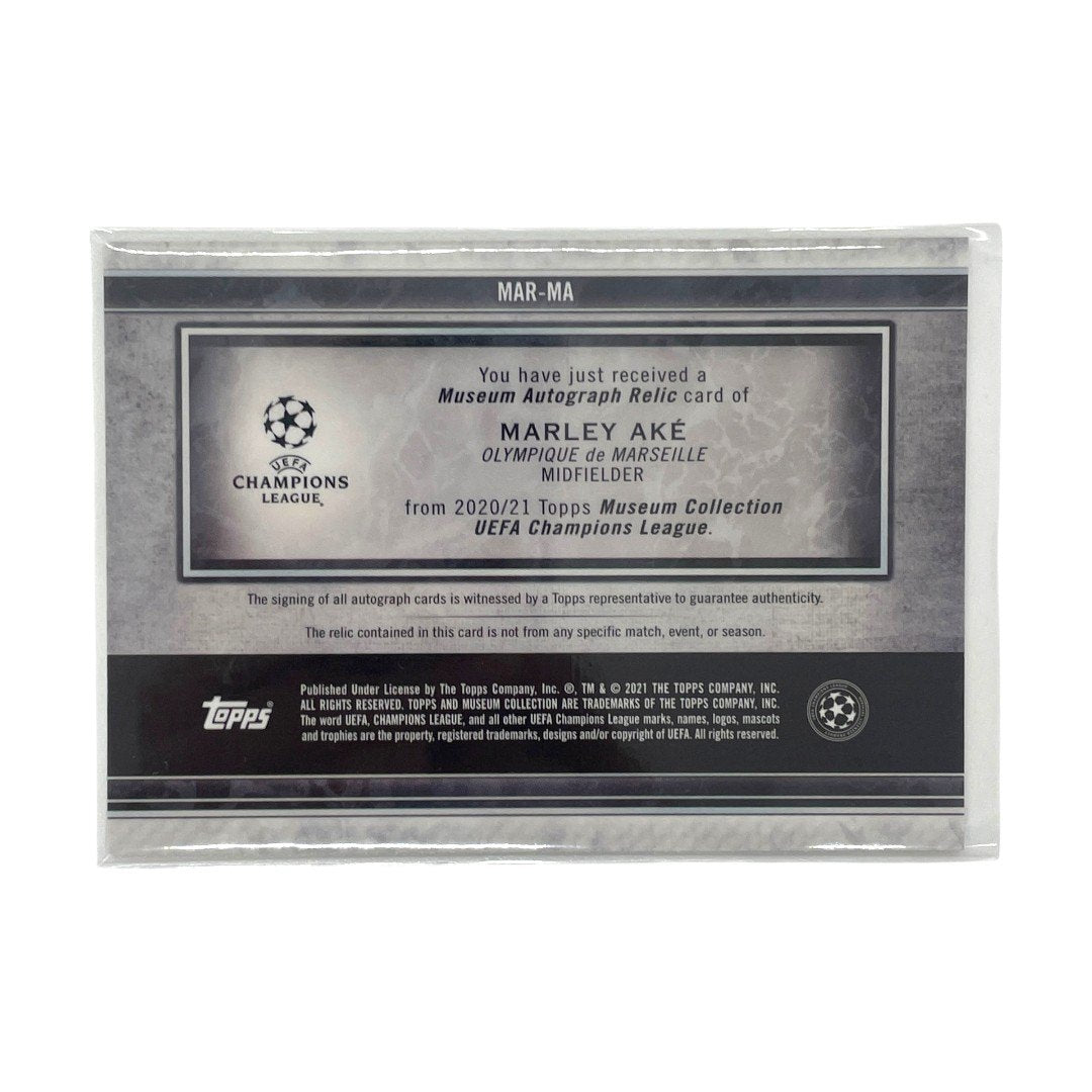 TOPPS サッカーカード MUSEUM COLLECTION MARLEY AKÉ OLYMPIQUE DE MARSEILLE 008/250 #MAR-MA 中古 IT1