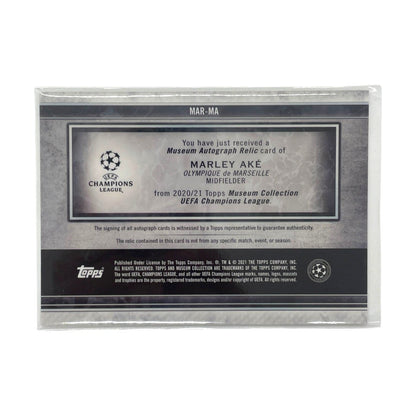 TOPPS サッカーカード MUSEUM COLLECTION MARLEY AKÉ OLYMPIQUE DE MARSEILLE 008/250 #MAR-MA 中古 IT1