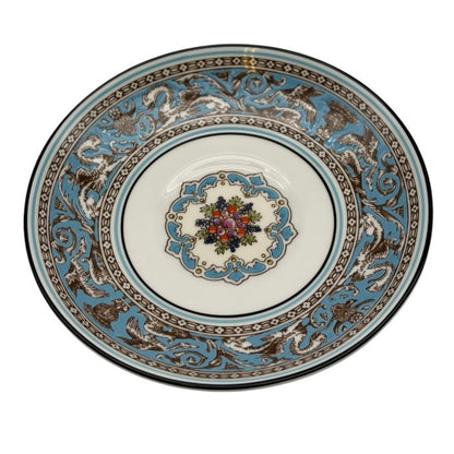 ウェッジウッド WEDGWOOD フロレンティーンターコイズ ティーカップ＆ソーサー ピオニー 洋食器 ブランド おしゃれ 1客 中古 W1