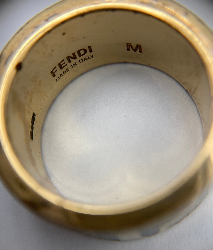FENDI フォーエバー フェンディ リング サイズM レディース 中古 D4