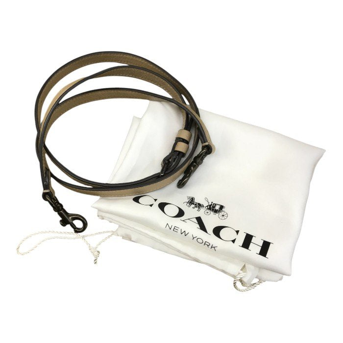 COACH コーチ タイラー キャリーオール ハンドバッグ レディース レザー 2way 斜め掛け ショルダー ベージュ C3460 中古 T1