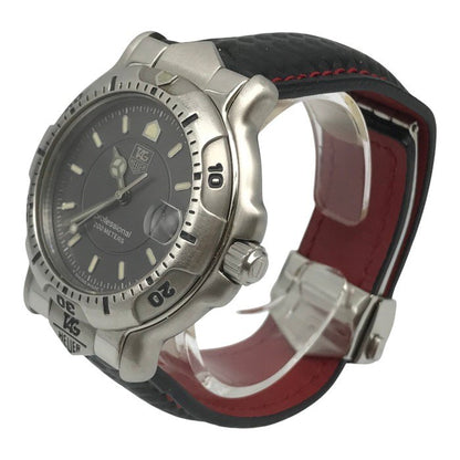 TAG HEUER タグホイヤー 6000シリーズ プロフェッショナル 腕時計 メンズ アナログ クォーツ デイト professional ステンレス シルバー/グレー WH1112 中古 T1
