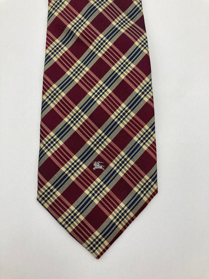 Burberry's バーバリーズ チェック柄 ネクタイ シルク100％ 中古 D4