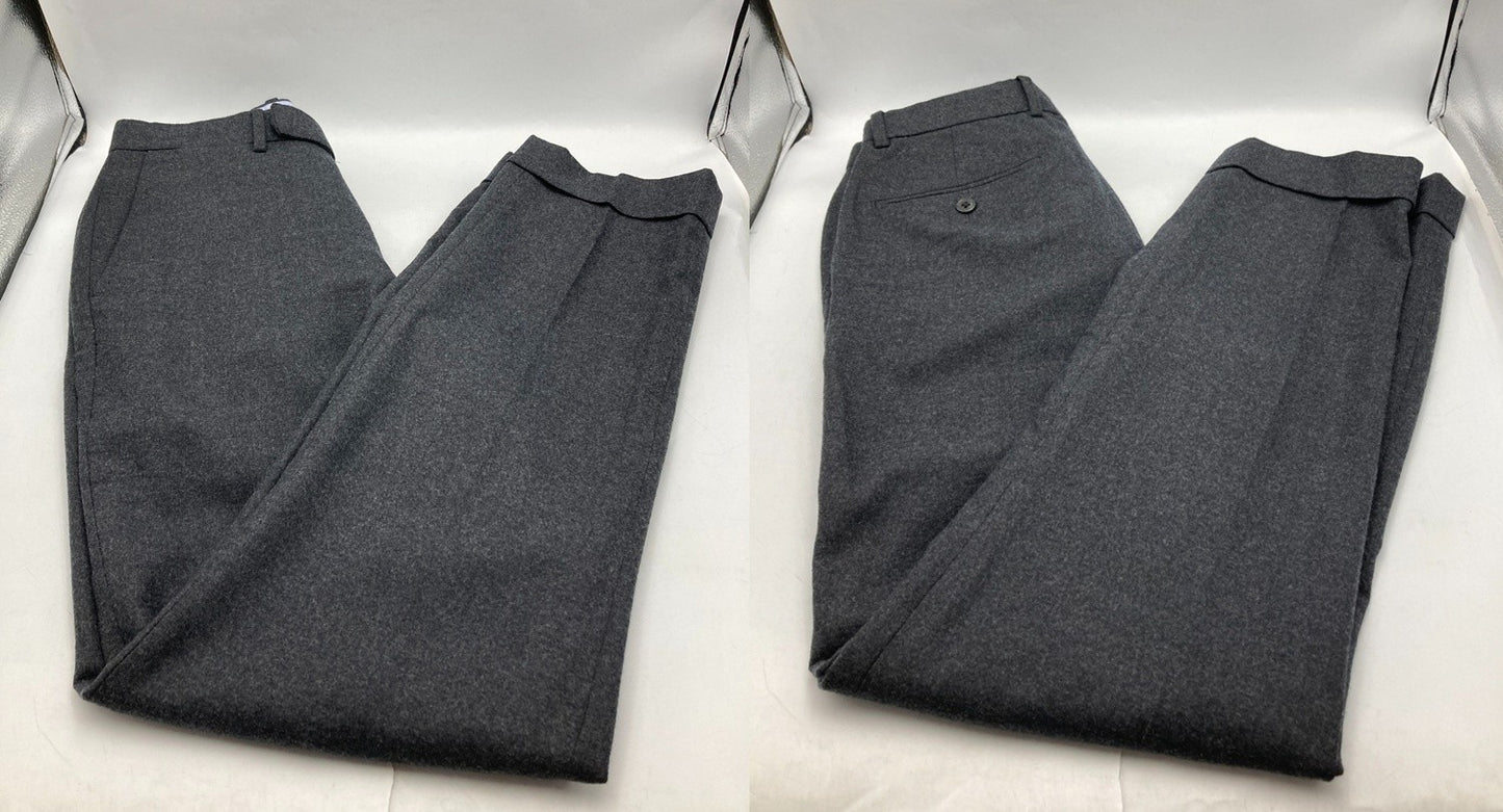 POLO RALPH LAUEN ポロラルフローレン ウール混 スラックス グレー サイズ29×32 メンズ 中古 D4