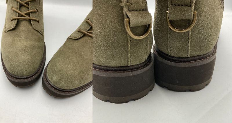 COLE HAAN コールハーン グリニッジ レースアップ ブーティー ブーツ WATERPROOF W25690 サイズ7 中古 D4