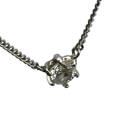 Pt900/850/ダイヤ0.435ct ネックレス レディース 喜平チェーン プラチナ 40cm 中古 T1