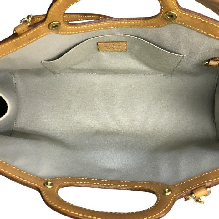 LOUIS VUITTON ルイヴィトン ヴェルニ ロクスバリードライブ ハンドバッグ レディース エナメル 2way ワンショルダー ペルル M91374 中古 T1