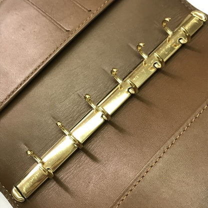 LOUIS VUITTON ルイヴィトン ヴェルニ アジェンダPM 手帳カバー ユニセックス エナメル システム手帳 ブラウン系 中古 T1