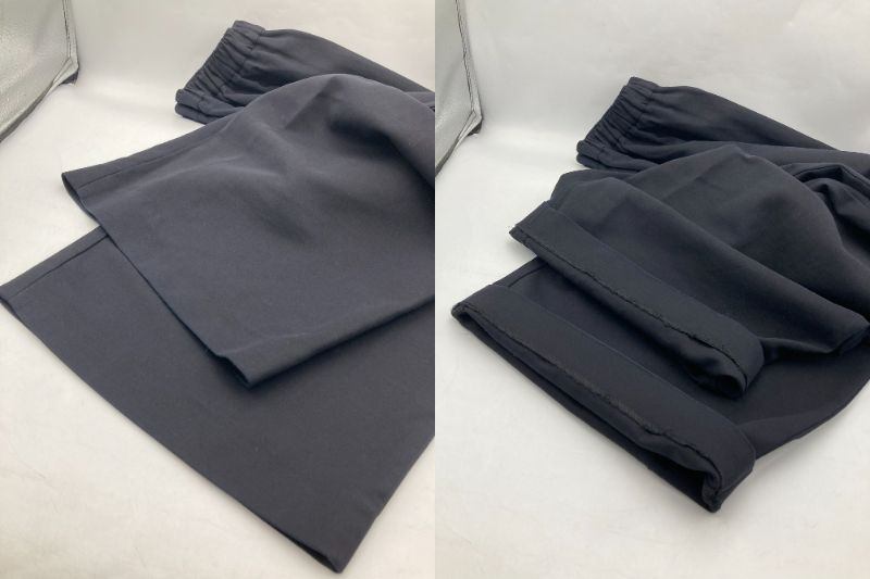 ENFOLD エンフォルド ハイツイスト COゴム ワイドパンツ 300AS233-2860 中古 D4