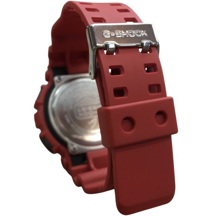 CASIO 腕時計 G-SHOCK ジーショック ブラック×レッド GA-100B-4AJ 中古 Y4