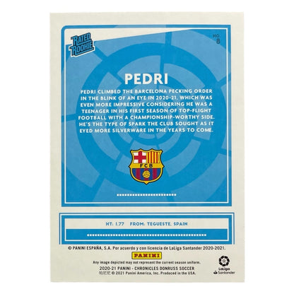 PANINI サッカーカード CHRONICLES DONRUSS PEDRI BARCELONA #8 中古 IT2