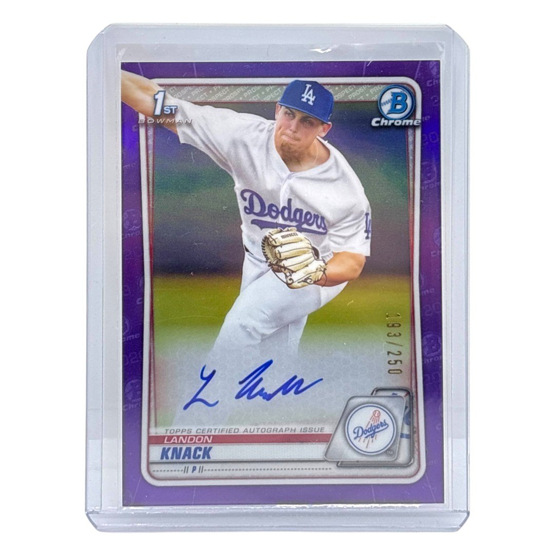 TOPPS MLBカード BOWMAN CHROME 1ST LANDON KNACK LOS ANGELES DODGERS /250 #CDA-LK 中古 IT1