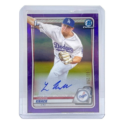 TOPPS MLBカード BOWMAN CHROME 1ST LANDON KNACK LOS ANGELES DODGERS /250 #CDA-LK 中古 IT1
