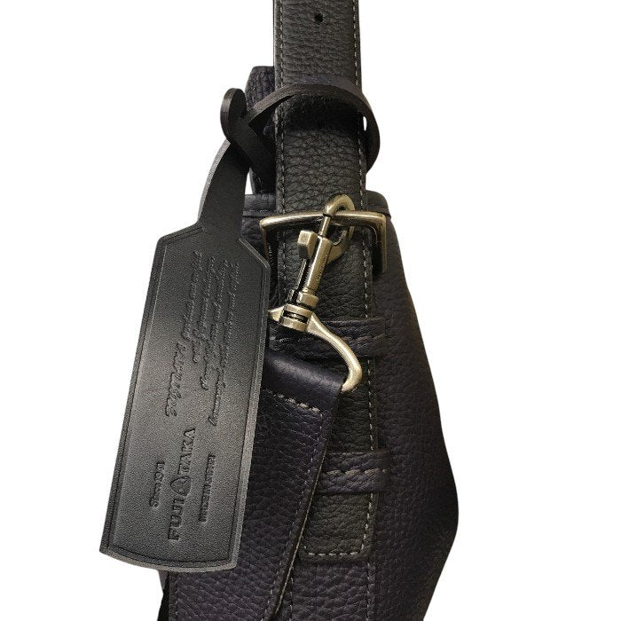 FUJITAKA フジタカ ショルダーバッグ レディース オールシーズン レザー ネイビー 中古 N1