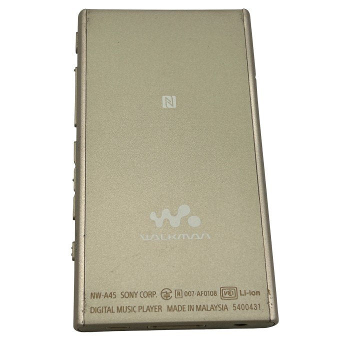 ソニー ウォークマン Aシリーズ 16GB ハイレゾ対応 ペールゴールド NW-A45 SONY オーディオプレーヤー Bluetooth 中古 W４