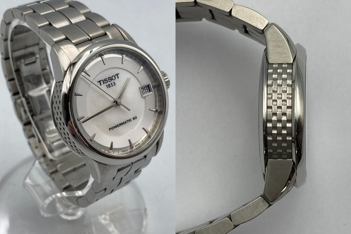 TISSOT ティソ T-クラシック ラグジュアリー パワーマティック80 LUXURY Powermatic80 自動巻き 腕時計 T086.207.11.111.00 レディース 中古 D4