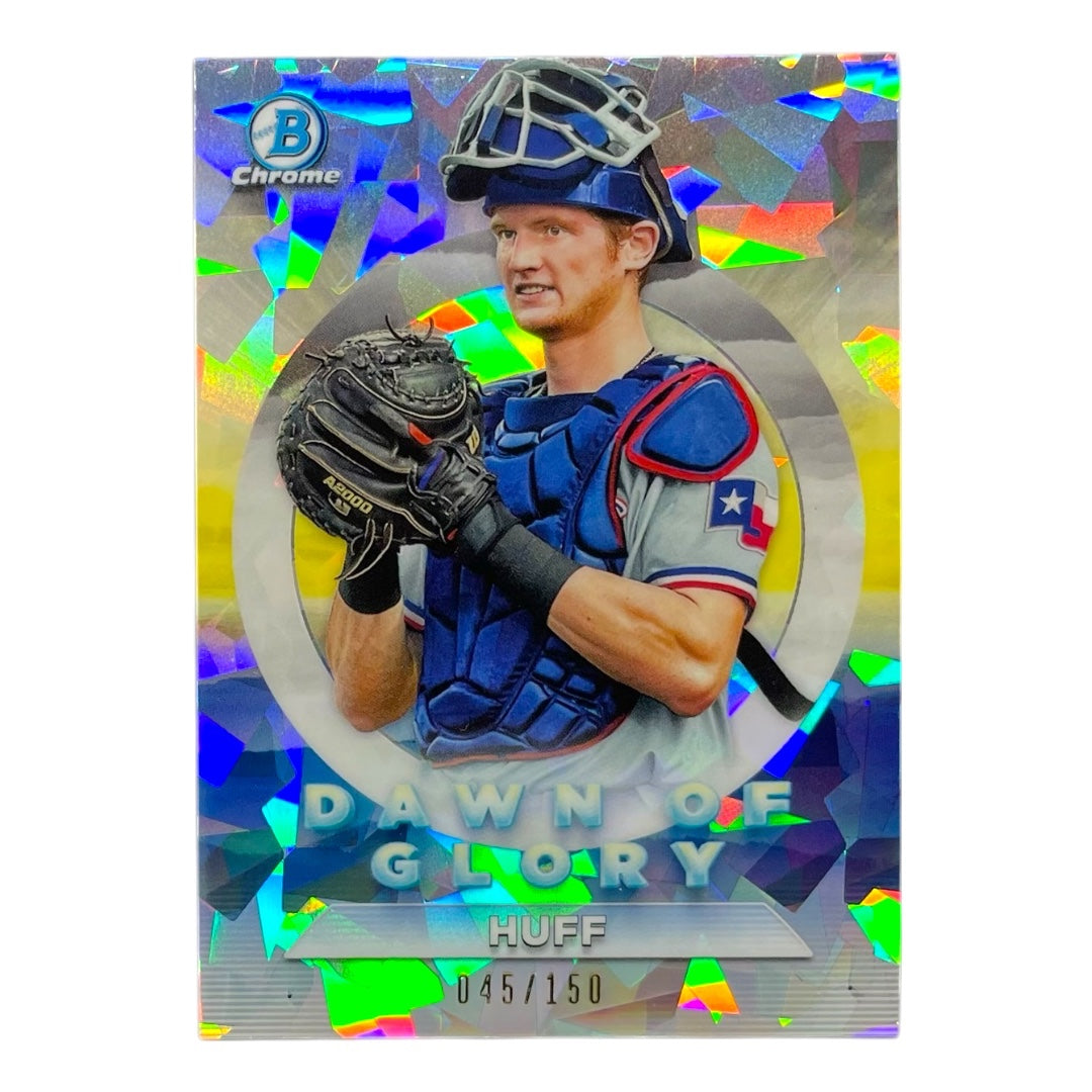 TOPPS MLBカード BOWMAN CHROME SAM HUFF TEXAS RANGERS /150 #DG-10 中古 IT2