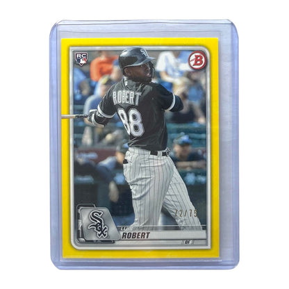 TOPPS MLBカード BOWMAN LUIS ROBERT CHICAGO WHITE SOX /75 #18 中古 IT2