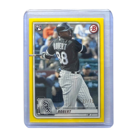 TOPPS MLBカード BOWMAN LUIS ROBERT CHICAGO WHITE SOX /75 #18 中古 IT2