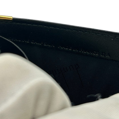 dunhill ダンヒル 財布 メンズ 2つ折り レザー ブラック 本革 ブランド ミニ コンパクト 小銭入れ カード入れ 中古 W４