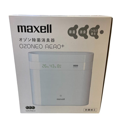 maxell オゾン除菌消臭器 オゾネオエアロプラス MXAP-DAE280-WH(ホワイト) 適用～20畳 静音 寝室 温湿度計 中古 R1
