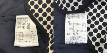 EPOCA エポカ ドッド柄 半袖 セットアップ M5S01－503－40 38(M) アンサンブル 上下セット 水玉 スカート レディース 中古 KW1