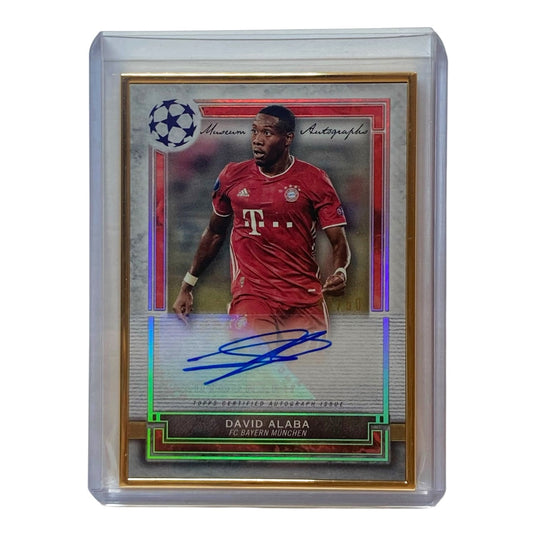 TOPPS サッカーカード MUSEUM COLLECTION DAVID ALABA BAYERN 42/50 #FA-DA 中古 IT2