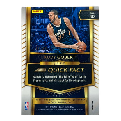 PANINI NBAカード SELECT PRIZM RUDY GOBERT JAZZ /60 #40 中古 IT2