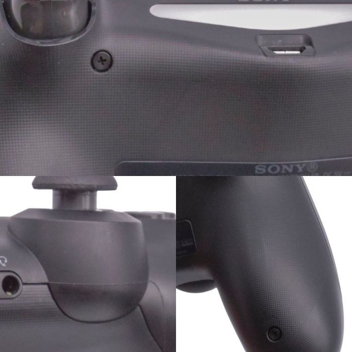 SIE ワイヤレスコントローラー DUALSHOCK 4 ジェット・ブラック CUH-ZCT2J 中古 a1