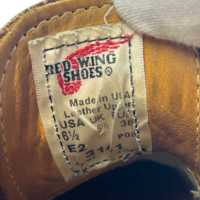 RED WING レッドウイング レースアップ 3141 USA 6.5 (24.5cm) 靴 シューズ レザー 本革 メンズ レディース 中古 W1