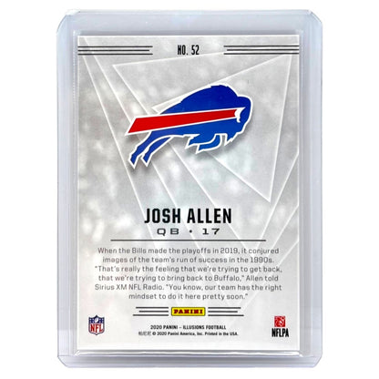 PANINI NFLカード ILLUSIONS JOSH ALLEN BUFFALO BILLS /399 #52 中古 IT1