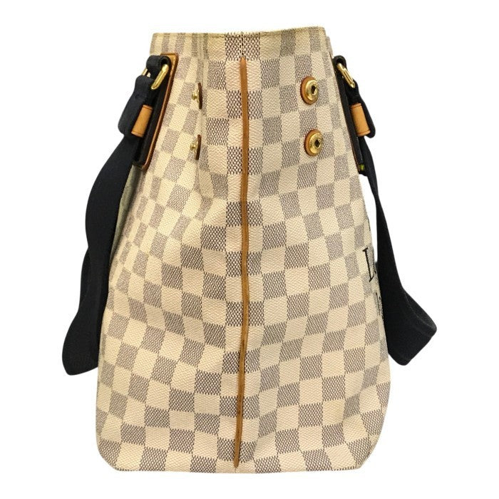 LOUIS VUITTON ルイヴィトン ダミエアズール プランソレイユ カバ PM トートバッグ レディース ショルダーバッグ 通勤/通学 アイボリー N41179 中古 T1