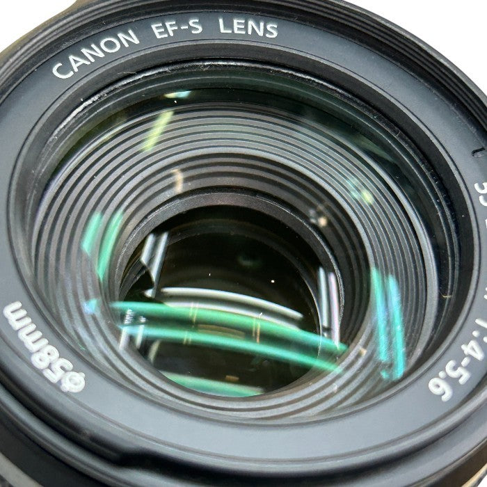 ジャンク品 Canon キヤノン EF-S55-250mm F4-5.6 Is カメラ レンズ 中古 W４