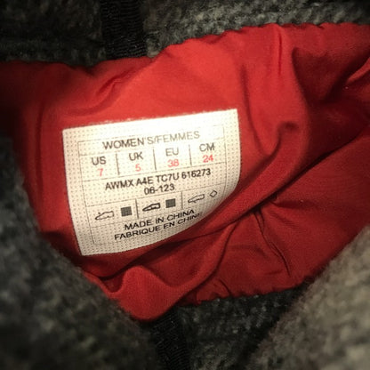 THE NORTH FACE ザノースフェイス ヌプシブーツ レディース ミドル丈 レインシューズ スノーブーツ 防寒 ブラック 24cm 616273 中古 T1