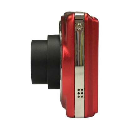 SANYO サンヨー デジタルカメラ レッド 手ぶれ補正 コンパクト スリム DSC-X1260-R 中古 T1