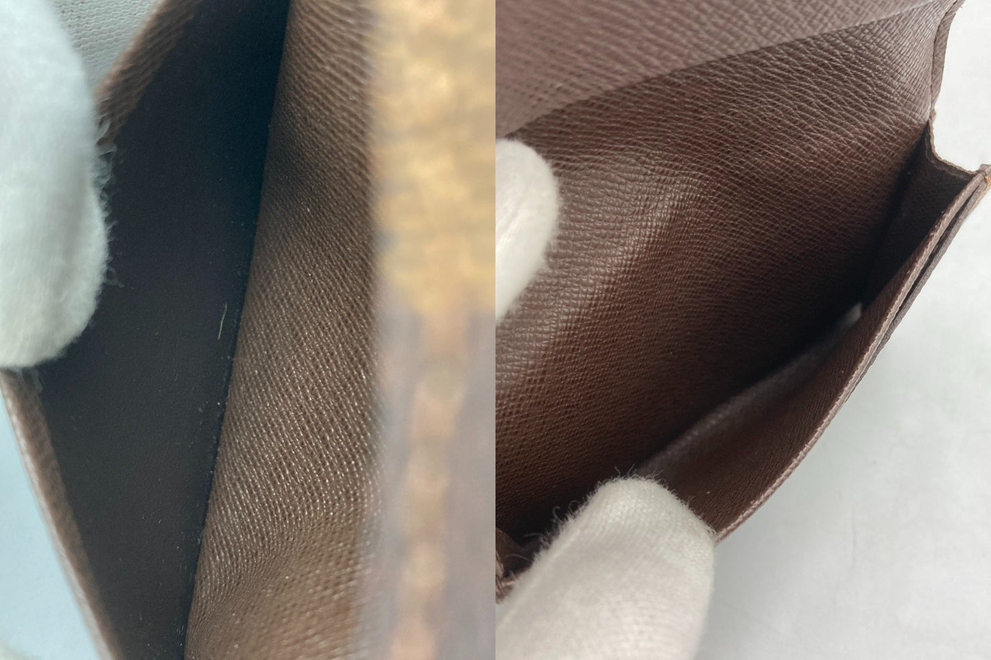 LOUIS VUITTON ルイヴィトン ダミエ アンヴェロップ カルト ドゥ ヴィジット 名刺入れ/カードケース N62920 中古 D4
