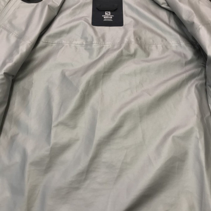 salomon サロモン GORE-TEX シェルジャケット メンズ ゴアテックス マウンテンパーカ 軽量 防水 ブラック Mサイズ C17865 中古 T1