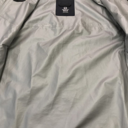 salomon サロモン GORE-TEX シェルジャケット メンズ ゴアテックス マウンテンパーカ 軽量 防水 ブラック Mサイズ C17865 中古 T1