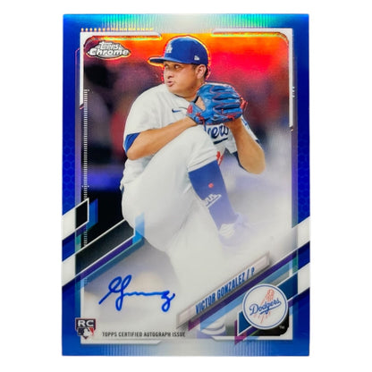 TOPPS MLBカード CHROME VICTOR GONZALEZ LOS ANGELES DODGERS /150 #RA-VG 中古 IT2