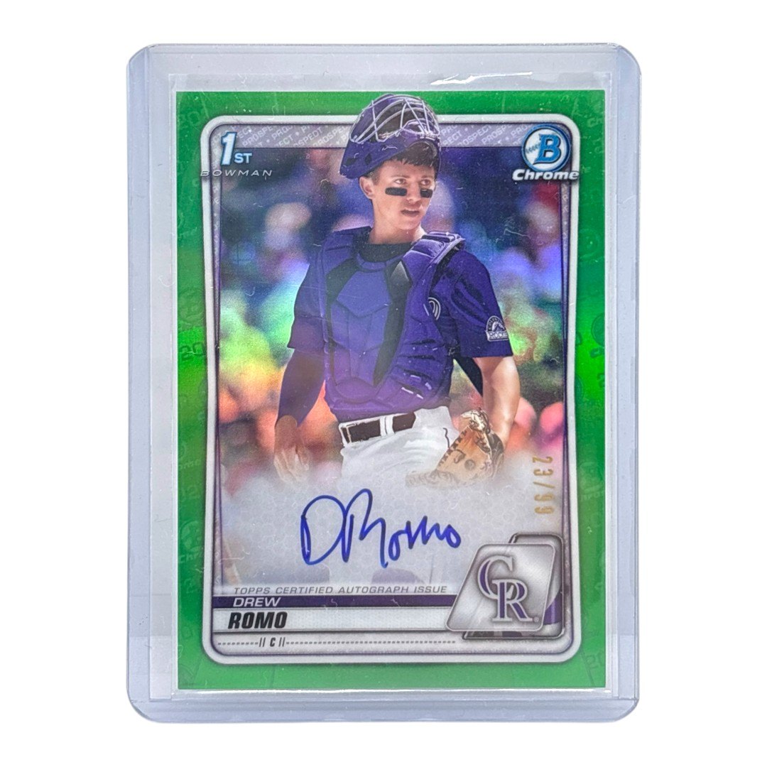 TOPPS MLBカード BOWMAN CHROME 1ST DREW ROMO COLORADO ROCKIES /99 #CDA-DR 中古 IT1