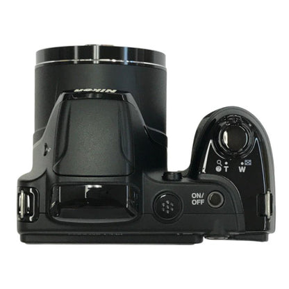 Nikon ニコン COOLPIX コンパクトデジタルカメラ 本体 ブラック 光学28倍ズーム 乾電池使用 L340 中古 T1